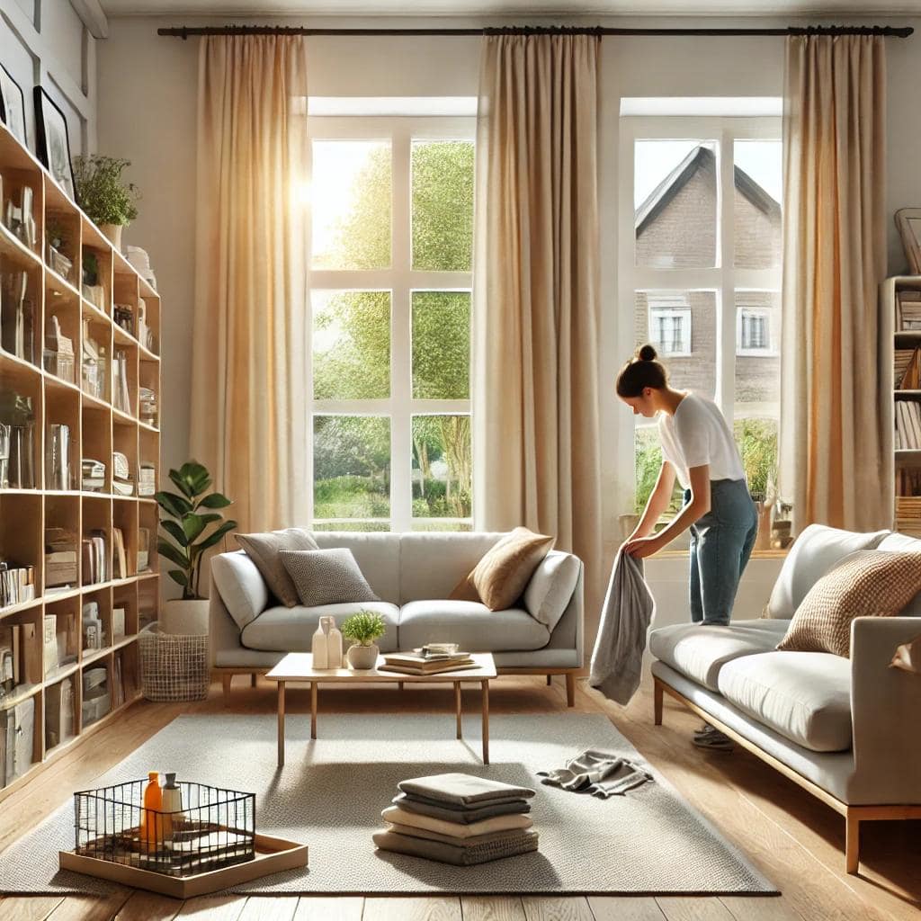 espace de vie bien ranger